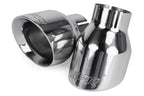 Kies-Motorsports APR APR Double-Walled 4" Slash-Cut Tips (Polished) - Set of 2 Polished Silver