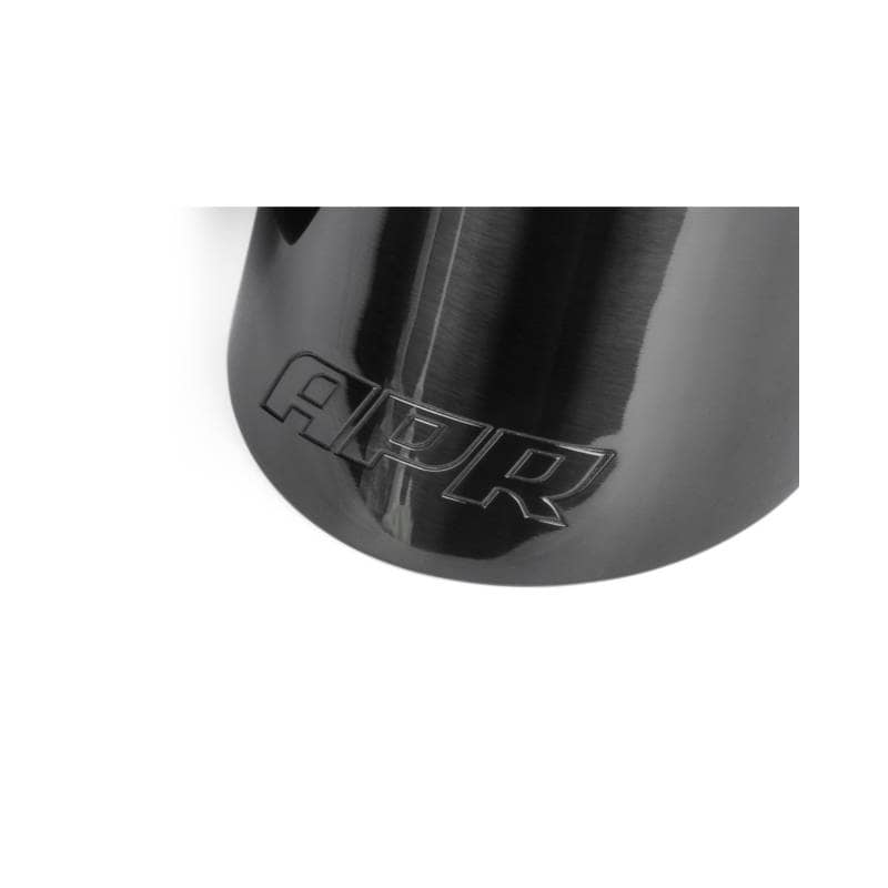 Kies-Motorsports APR APR Double-Walled 4in Slash-Cut Tips - Polished Diamond Black - Set of 2