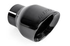 Kies-Motorsports APR APR Double-Walled 4in Slash-Cut Tips - Polished Diamond Black - Set of 2
