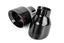 Kies-Motorsports APR APR Double-Walled 4in Slash-Cut Tips - Polished Diamond Black - Set of 2