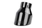 Kies-Motorsports APR APR Double-Walled 4in Slash-Cut Tips - Polished Diamond Black - Set of 2