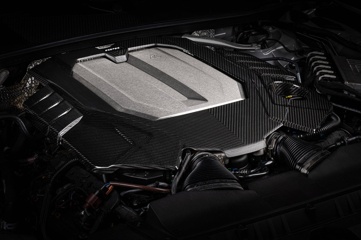 Kies-Motorsports APR APR Engine Cover - C8 4.0T EA825 - Carbon Fiber