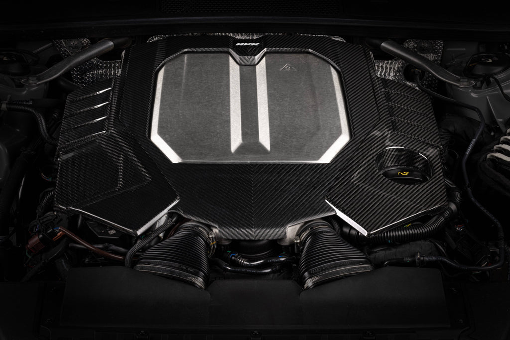 Kies-Motorsports APR APR Engine Cover - C8 4.0T EA825 - Carbon Fiber