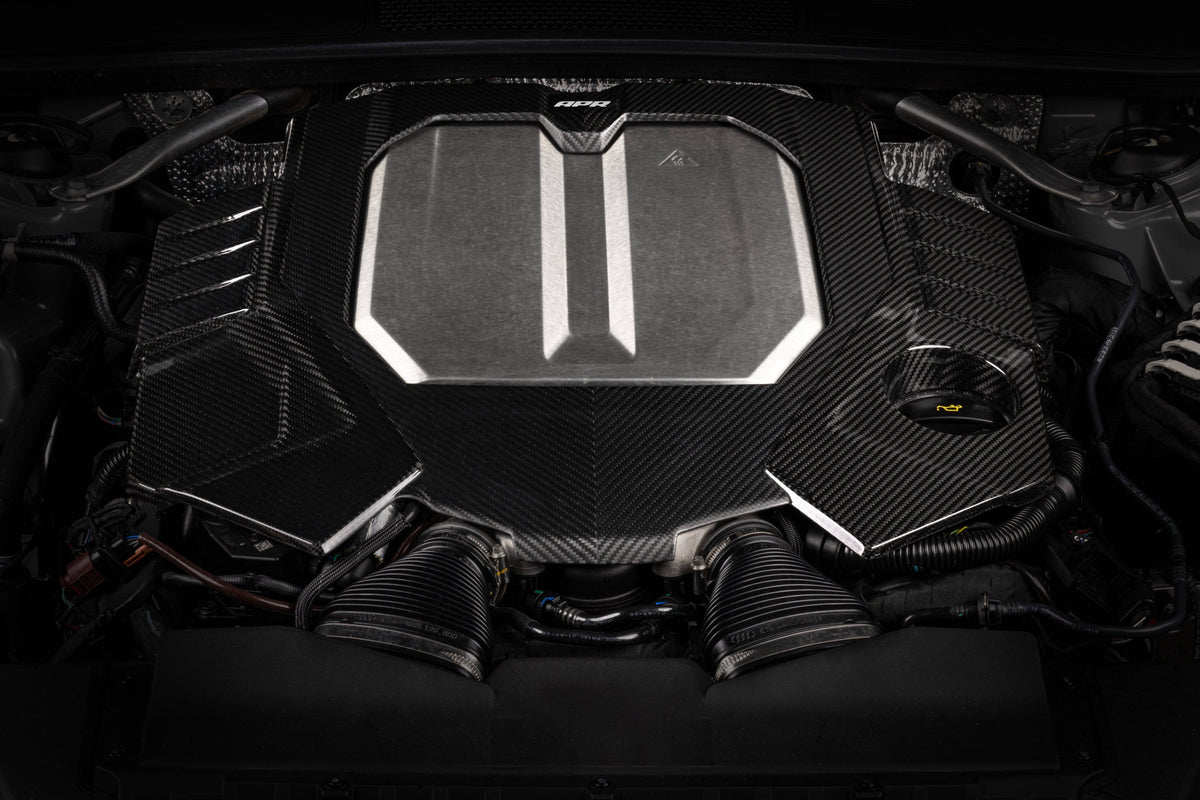 Kies-Motorsports APR APR Engine Cover - C8 4.0T EA825 - Carbon Fiber