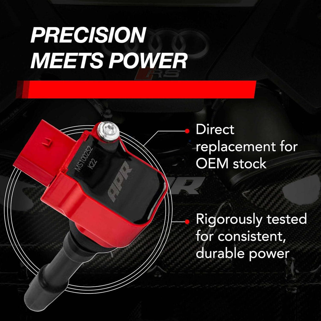 Kies-Motorsports APR APR Ignition Coil & Spark Plug Kit (3.0T/3.7T 9A2 6-cyl. engines)