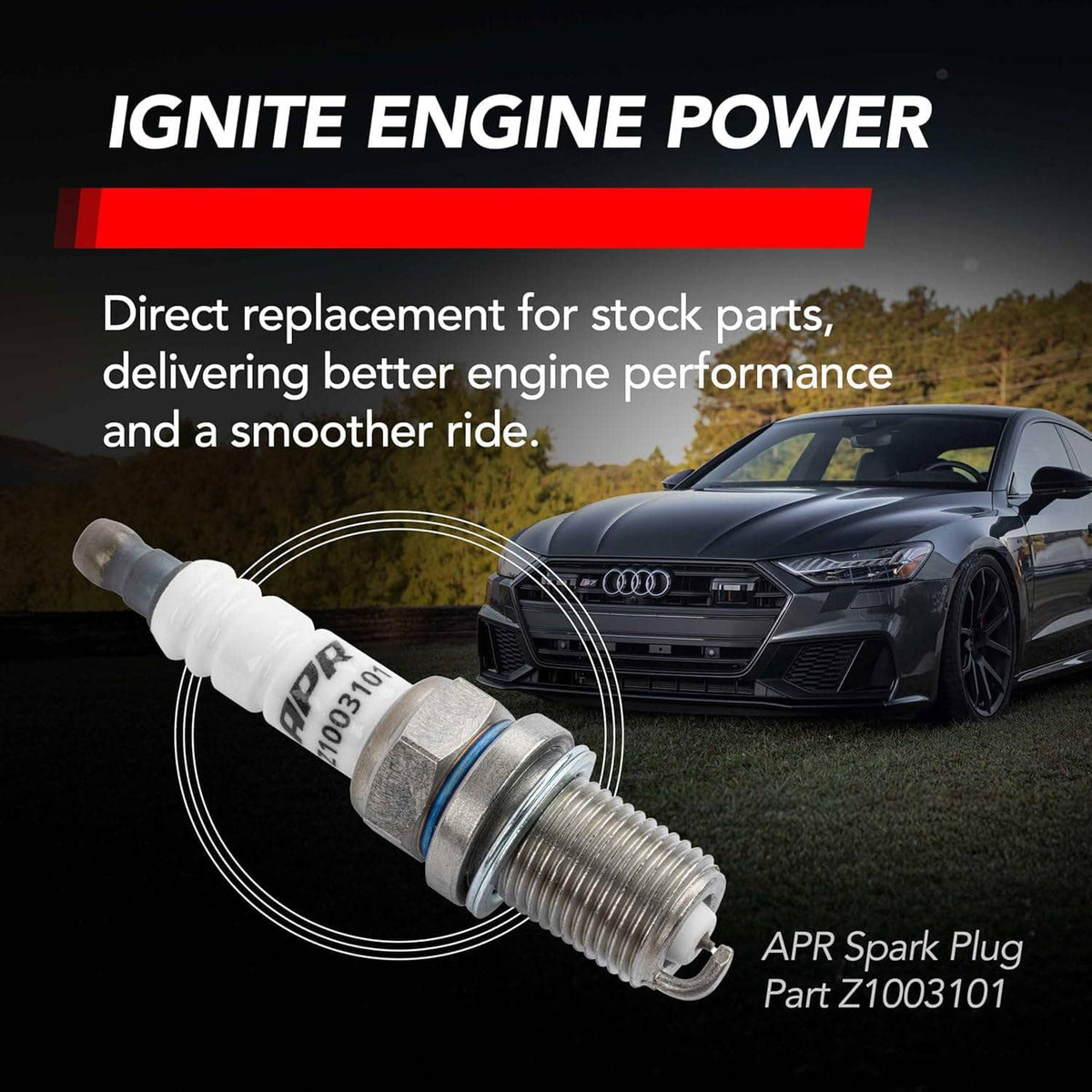 Kies-Motorsports APR APR Ignition Coil & Spark Plug Kit (3.0T EA837 6-cylinder engines)