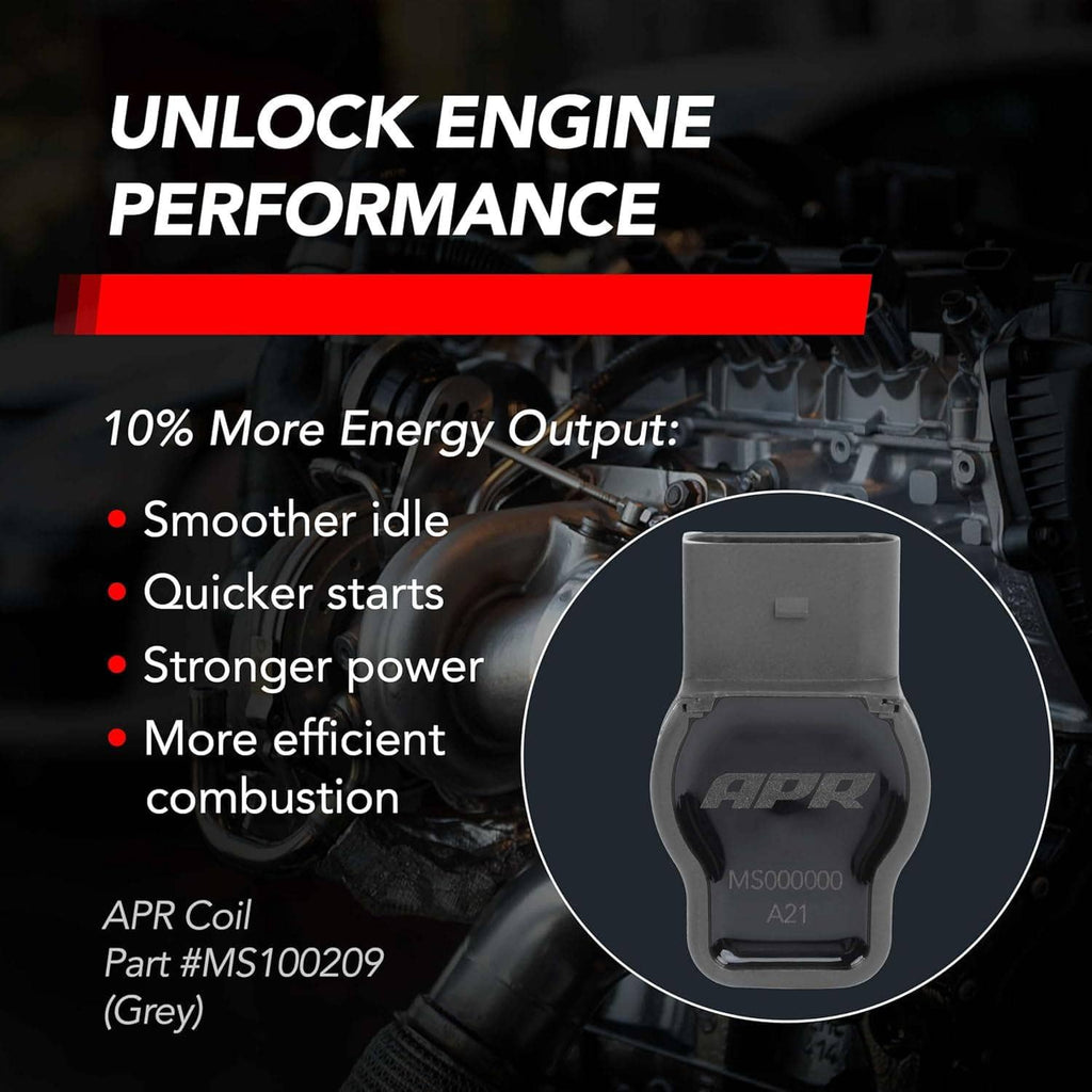 Kies-Motorsports APR APR Ignition Coils (EA888.1, EA888.2, EA113, EA837 2.0T 3.0T Engines) Grey