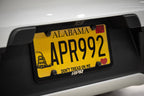 Kies-Motorsports APR APR License Plate Frame - Slim, Black w/ Hiders Thin Frame