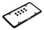 Kies-Motorsports APR APR License Plate Frame - Slim, Black w/ Hiders Thin Frame