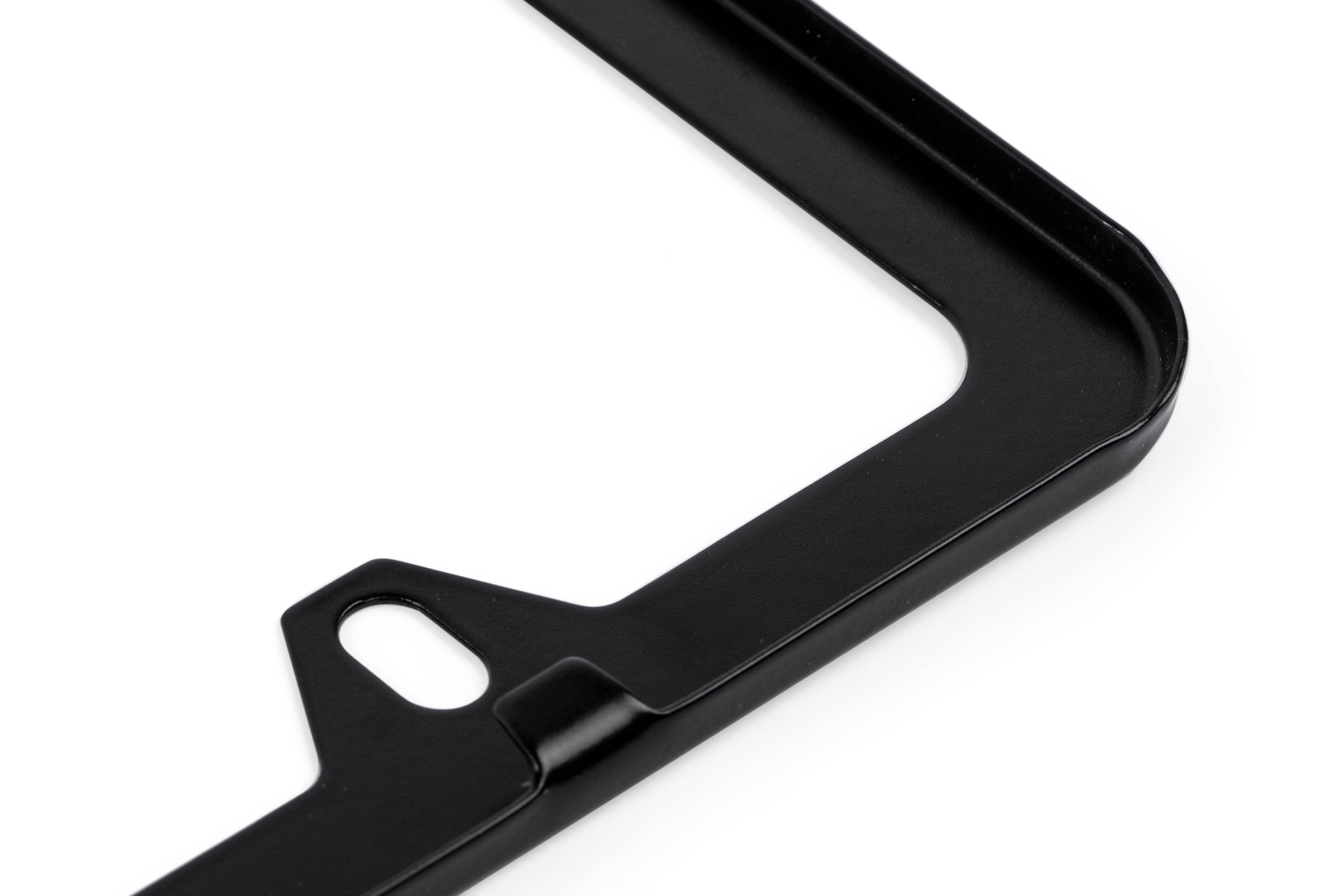 APR License Plate Frame - Slim, Black w/ Hiders Secondary image