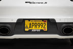 Kies-Motorsports APR APR License Plate Frame - Thick, Black w/ Hiders Thick Frame