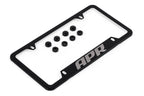 Kies-Motorsports APR APR License Plate Frame - Thick, Black w/ Hiders Thick Frame