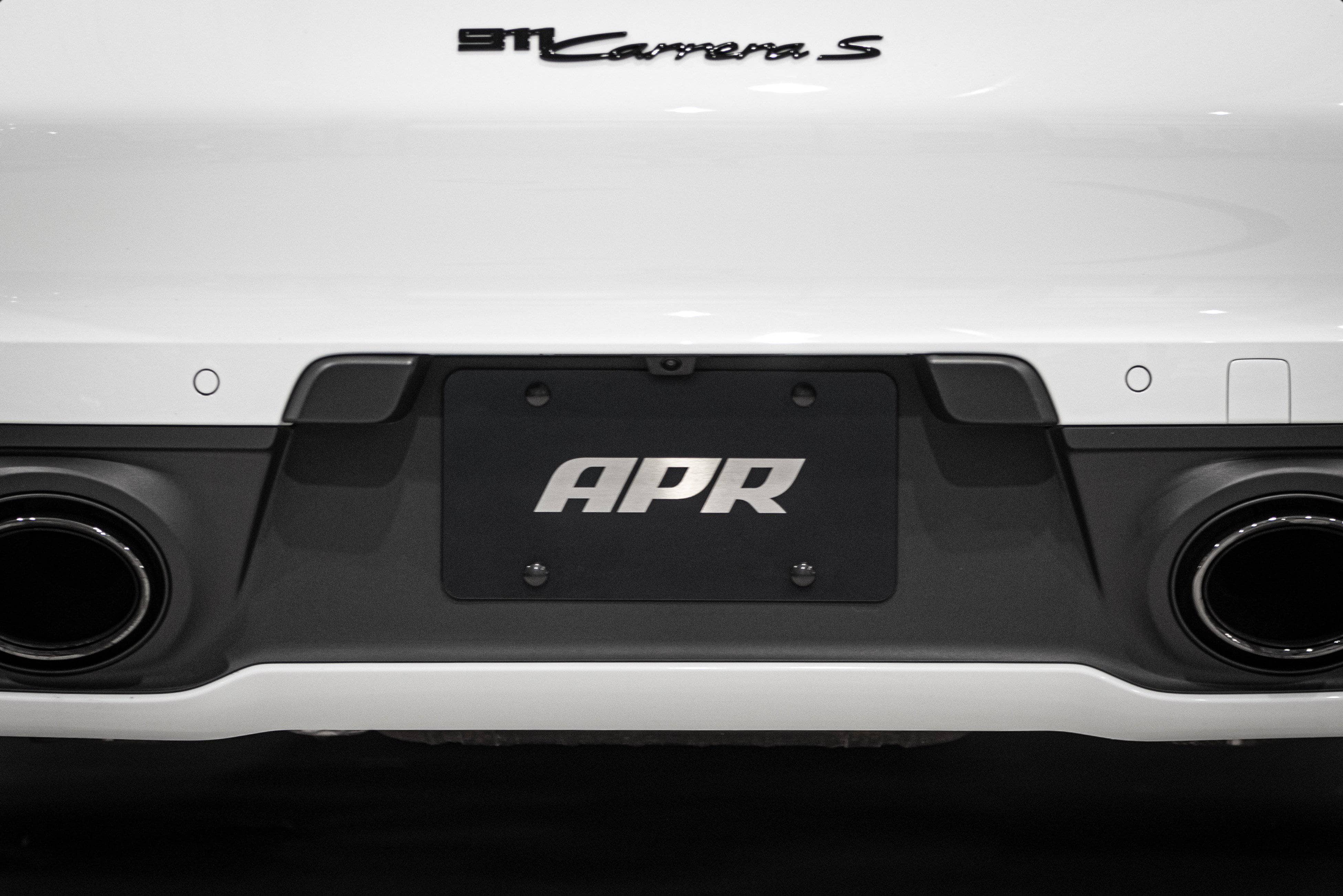 APR License Plate - Silver on Black Secondary image
