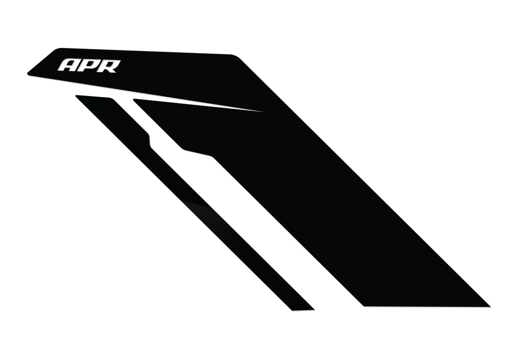 Kies-Motorsports APR APR Sideburns - Black APR / Black Stripe Black / Black