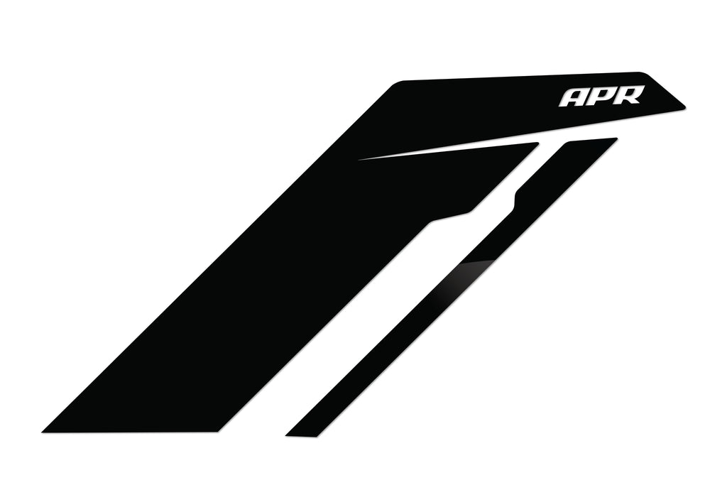 Kies-Motorsports APR APR Sideburns - Black APR / Black Stripe Black / Black