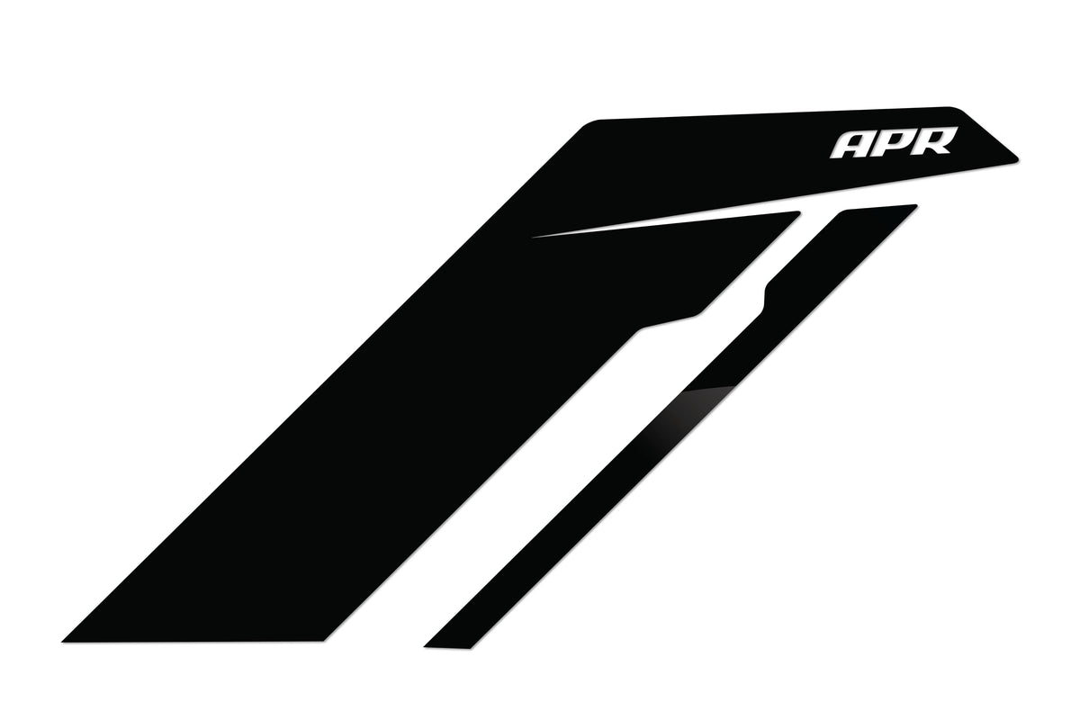 Kies-Motorsports APR APR Sideburns - Black APR / Black Stripe Black / Black