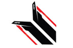 Kies-Motorsports APR APR Sideburns - Black APR / Red Stripe Black / Red