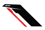 Kies-Motorsports APR APR Sideburns - Black APR / Red Stripe Black / Red