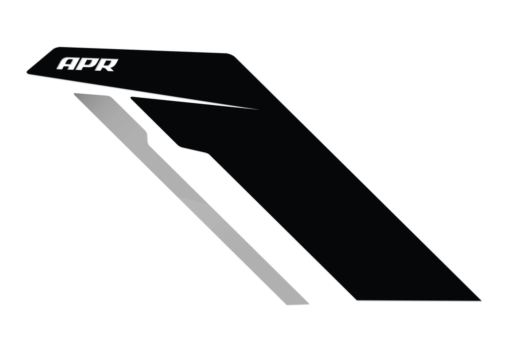 Kies-Motorsports APR APR Sideburns - Black APR / Silver Stripe Black / Silver