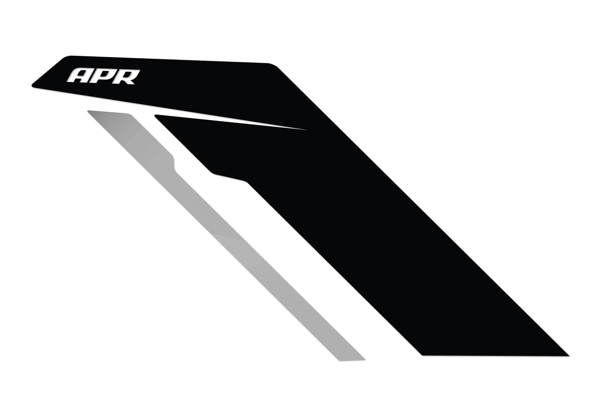 Kies-Motorsports APR APR Sideburns - Black APR / Silver Stripe Black / Silver
