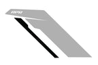 Kies-Motorsports APR APR Sideburns - Silver APR / Black Stripe Silver / Black