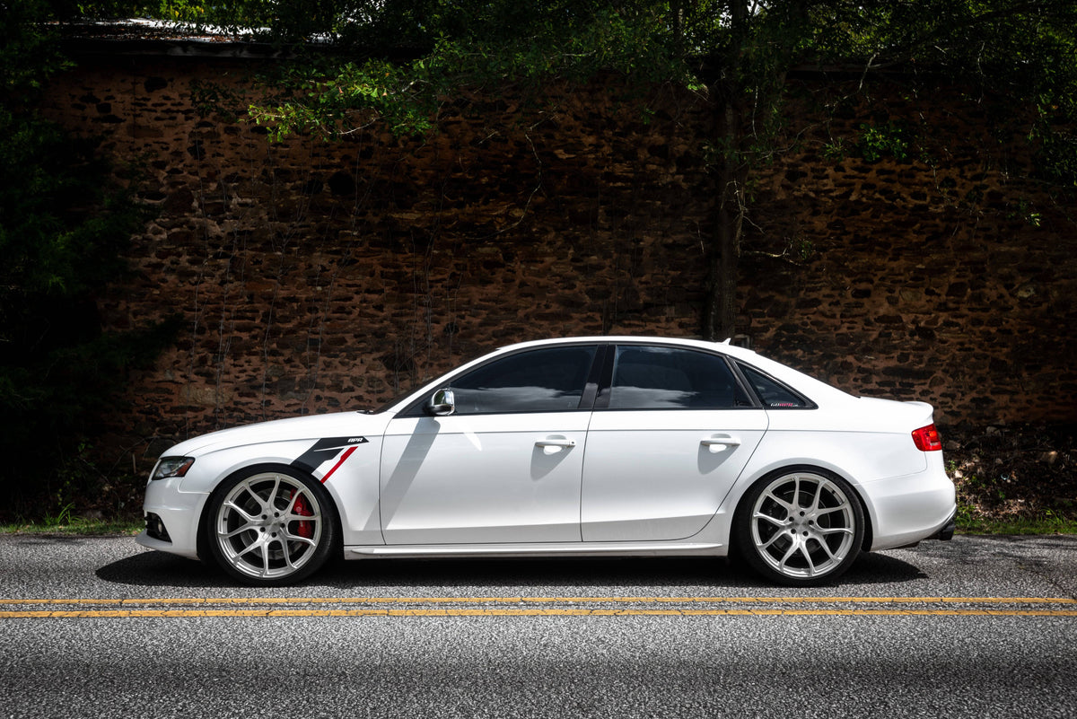 Kies-Motorsports APR APR Sideburns - Silver APR / Black Stripe Silver / Black