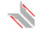 Kies-Motorsports APR APR Sideburns - Silver APR / Red Stripe Silver / Red