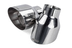 Kies-Motorsports APR APR Single-Walled 4" Slash-Cut Tips (Polished Silver) - Set of 2 Polished Silver