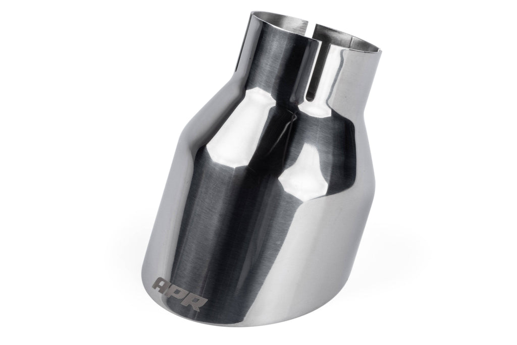 Kies-Motorsports APR APR Single-Walled 4" Slash-Cut Tips (Polished Silver) - Set of 2 Polished Silver