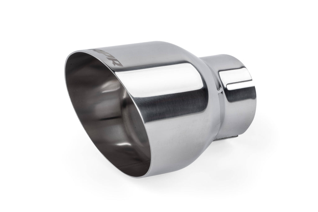 Kies-Motorsports APR APR Single-Walled 4" Slash-Cut Tips (Polished Silver) - Set of 2 Polished Silver