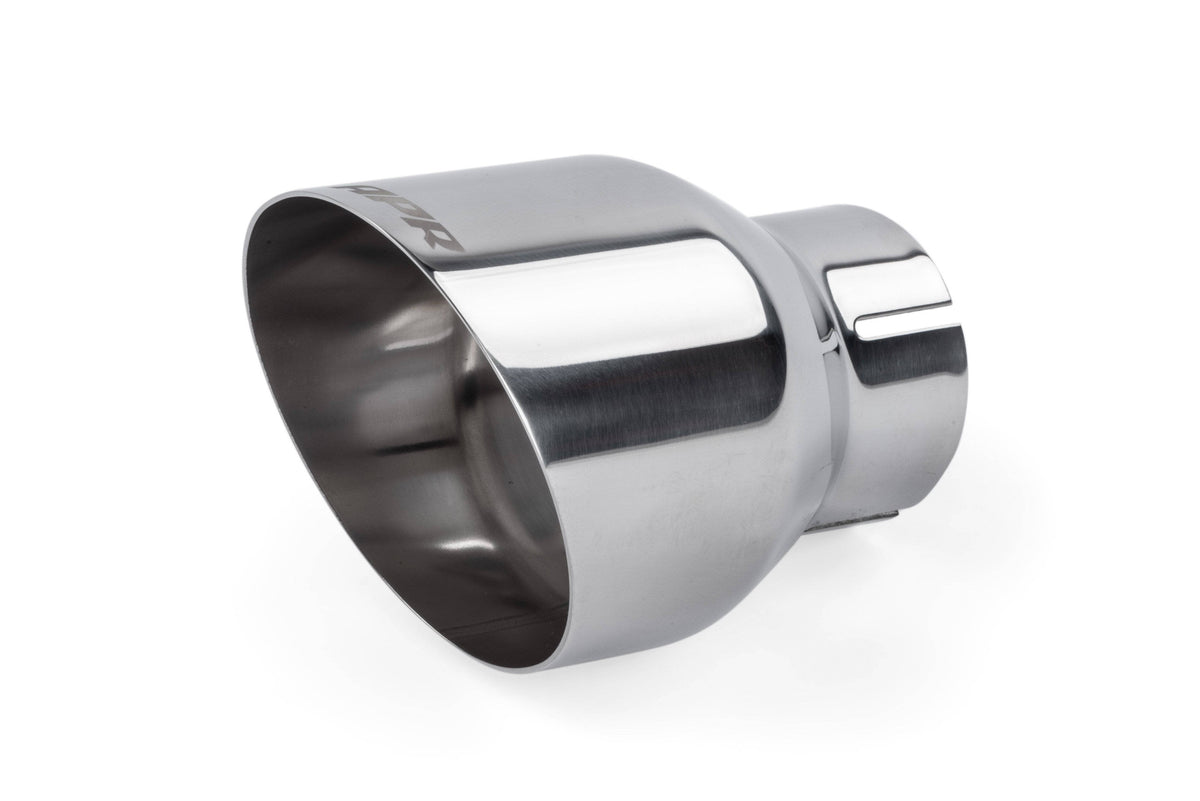 Kies-Motorsports APR APR Single-Walled 4" Slash-Cut Tips (Polished Silver) - Set of 2 Polished Silver