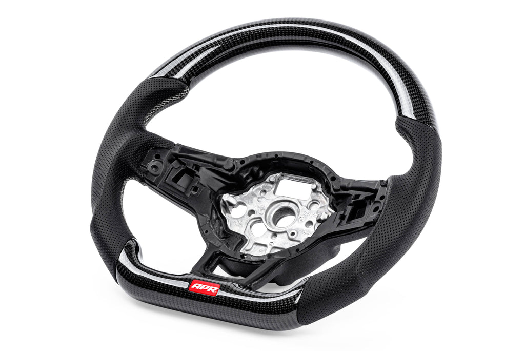 Kies-Motorsports APR APR Steering Wheel - Carbon Fiber & Perforated Leather
MK7 Golf R Silver (For use with Paddles) Silver / For use with Paddles