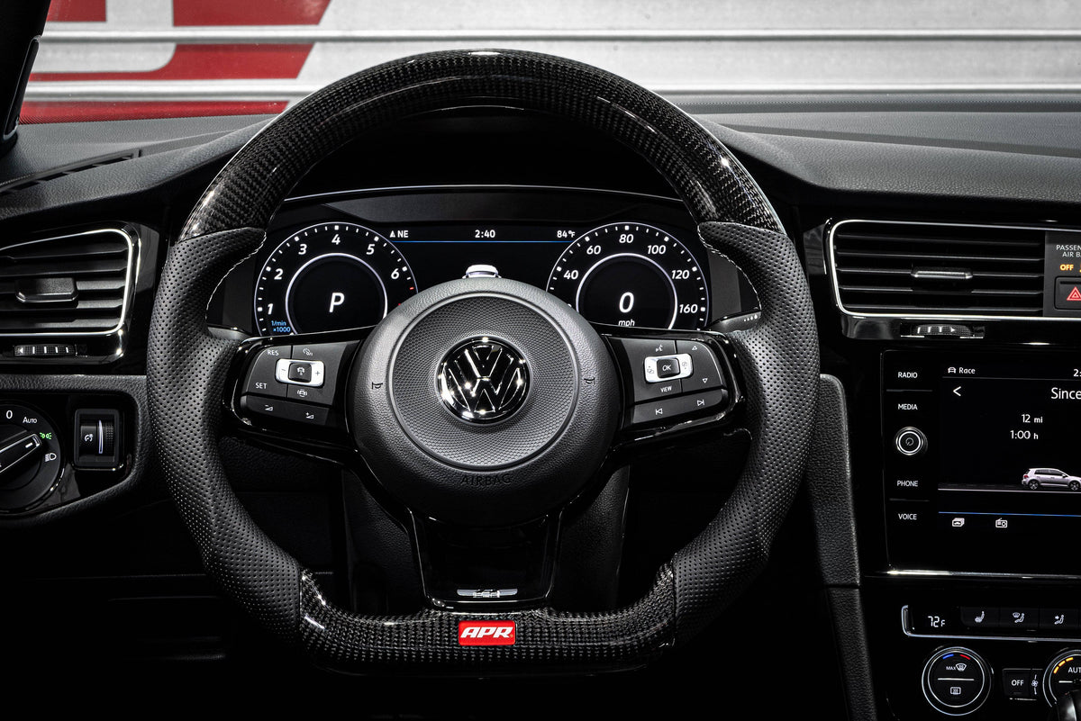 Kies-Motorsports APR APR Steering Wheel - Carbon Fiber & Perforated Leather
MK7 Golf R Silver (For use without Paddles) Silver / For use without Paddles