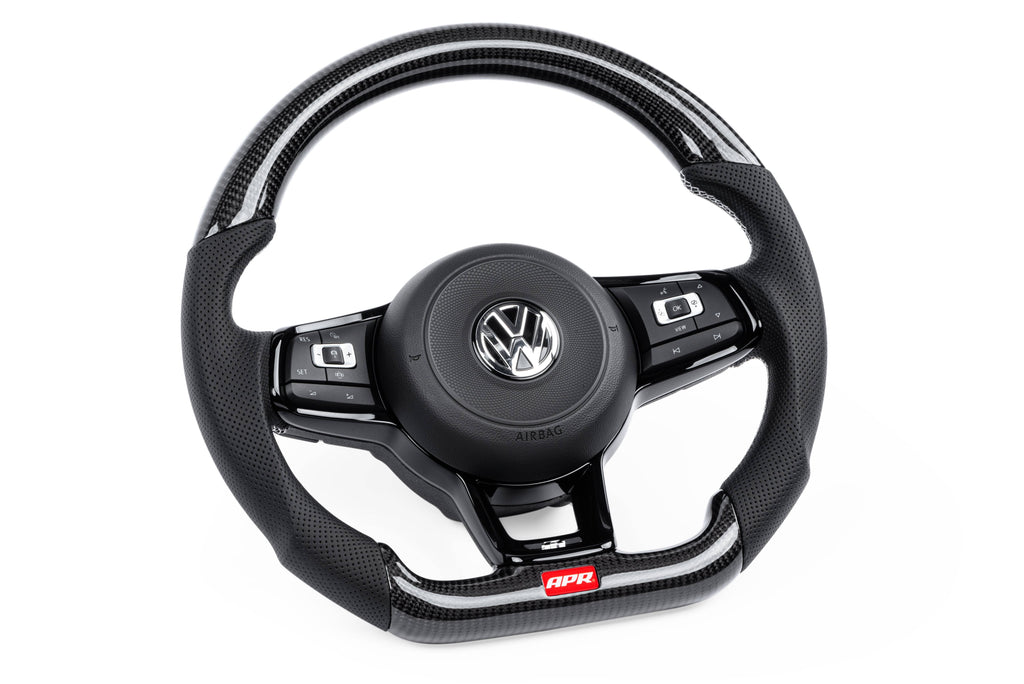 Kies-Motorsports APR APR Steering Wheel - Carbon Fiber & Perforated Leather
MK7 Golf R Silver (For use without Paddles) Silver / For use without Paddles