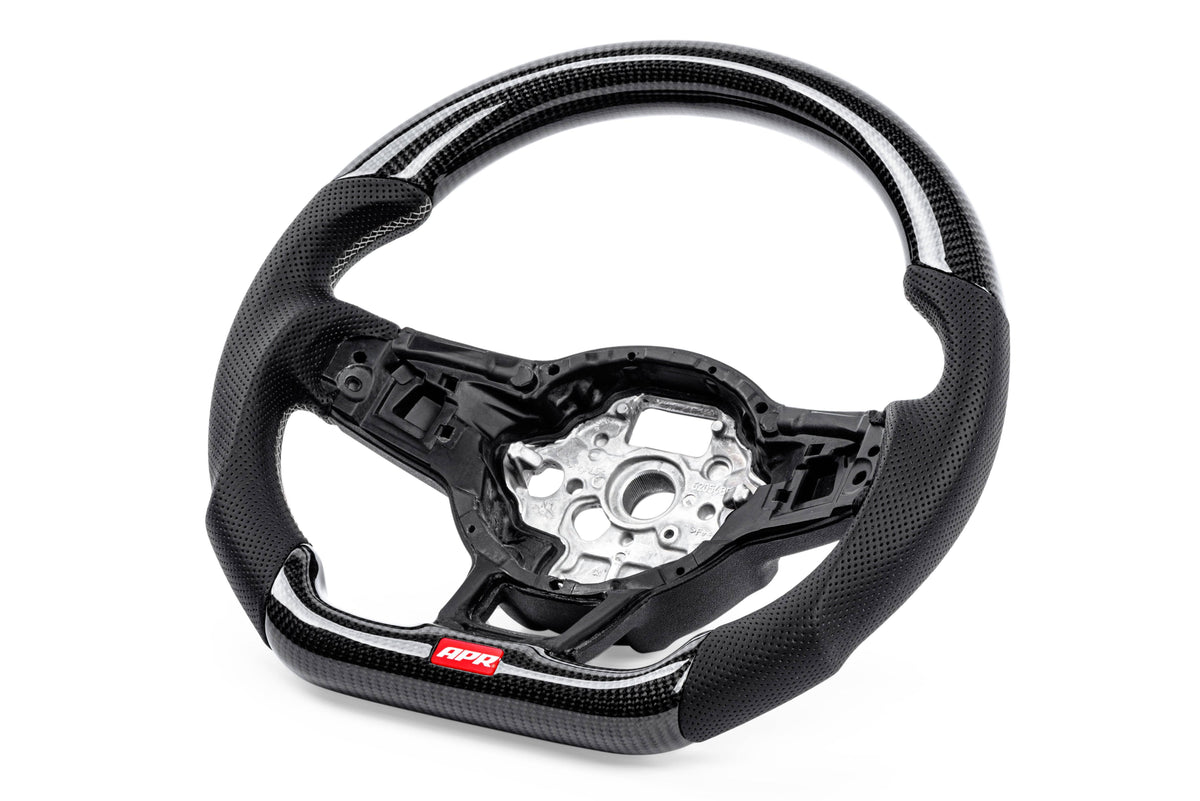 Kies-Motorsports APR APR Steering Wheel - Carbon Fiber & Perforated Leather
MK7 Golf R Silver (For use without Paddles) Silver / For use without Paddles