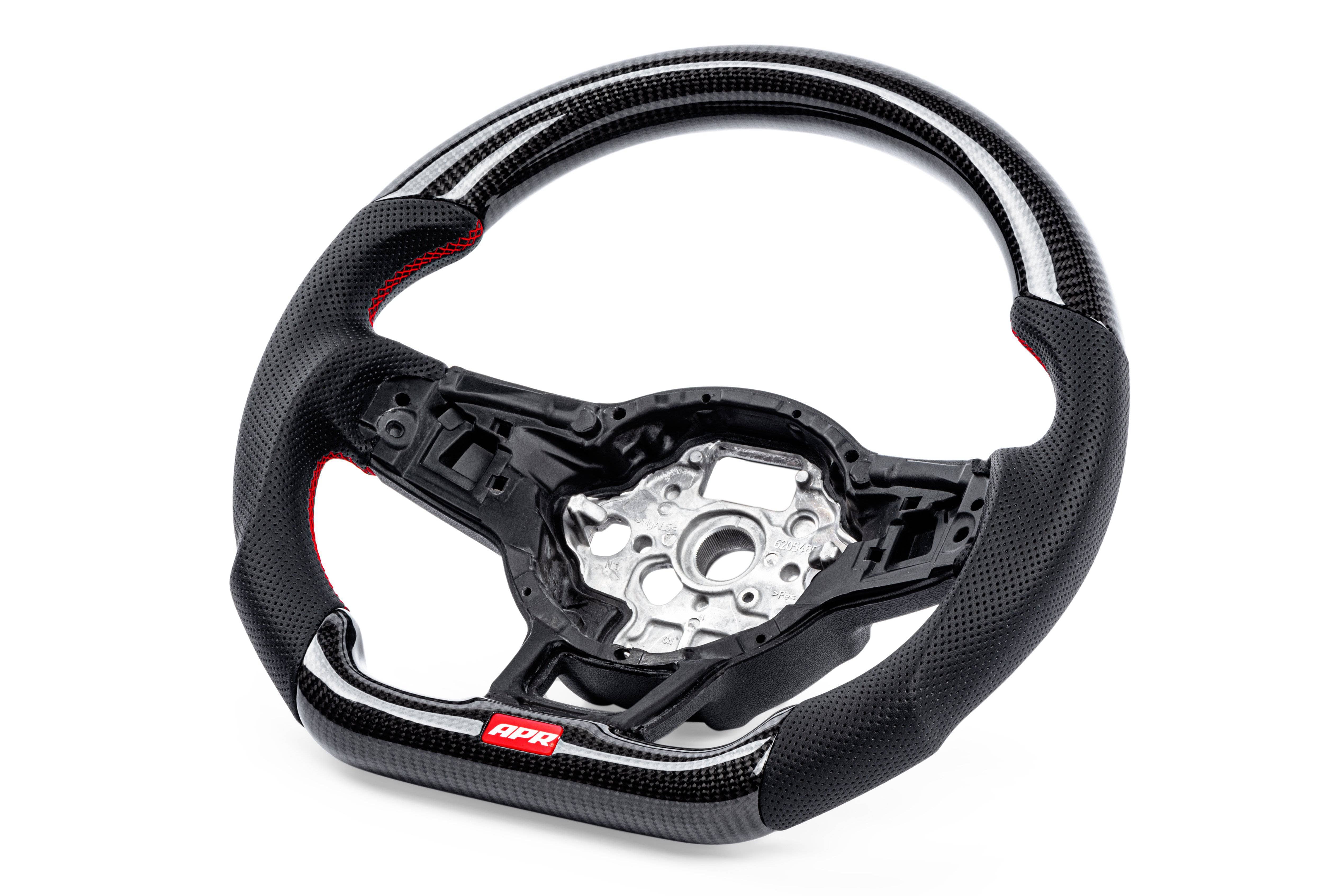 APR Steering Wheel - Carbon Fiber & Perforated Leather
MK7 GTI/GLI Red (For use without Paddles) Secondary image