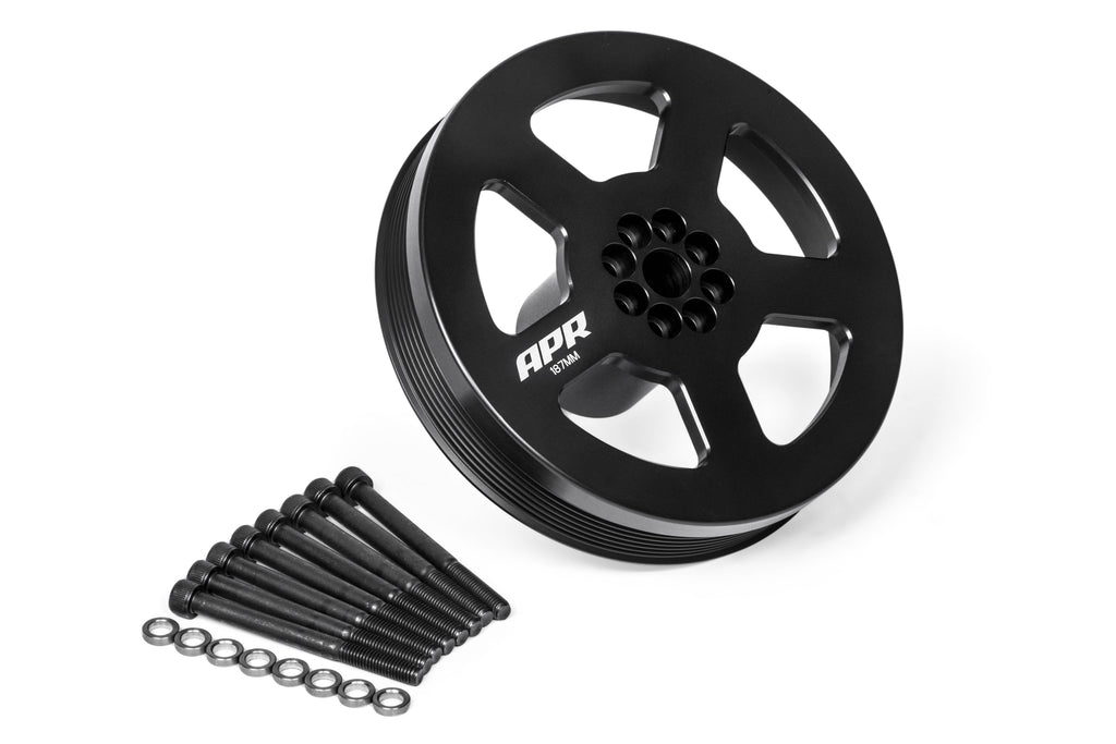 Kies-Motorsports APR APR Supercharger Drive and Crank Pulley with Belt - Press on - 3.0 TFSI Dual Pulley - Press On
