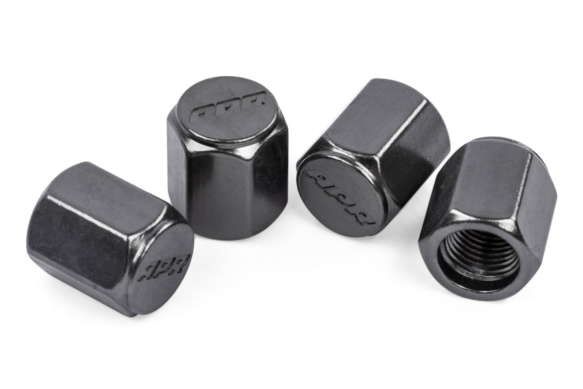 Kies-Motorsports APR APR Valve Stem Caps - Gunmetal Gunmetal
