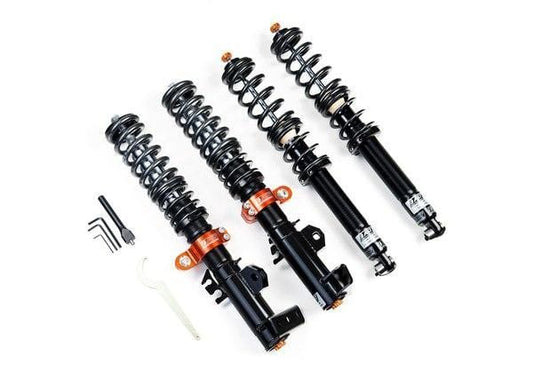 Kies-Motorsports AST Suspension AST Suspension 5100 Series 1-Way Coilovers (True Rear - Includes Front and Rear Top Mounts) ACC-B1105S - 1993-1999 BMW 325i Convertible (E36)
