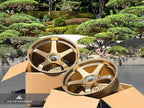 Kies-Motorsports AutoTecknic USA Advan Racing GT 20x9.5 +45 / 20x12 +44 Center Lock Porsche 991 GT3 (Set of 4)