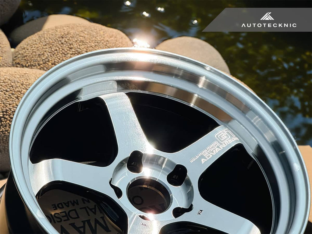 Kies-Motorsports AutoTecknic USA Advan Racing GT Beyond-R 18x9.5 +22 / 18x10.5 +34 5x120 Machining & Diamond Cut - F8X M2/M3/M4 (Set of 4)
