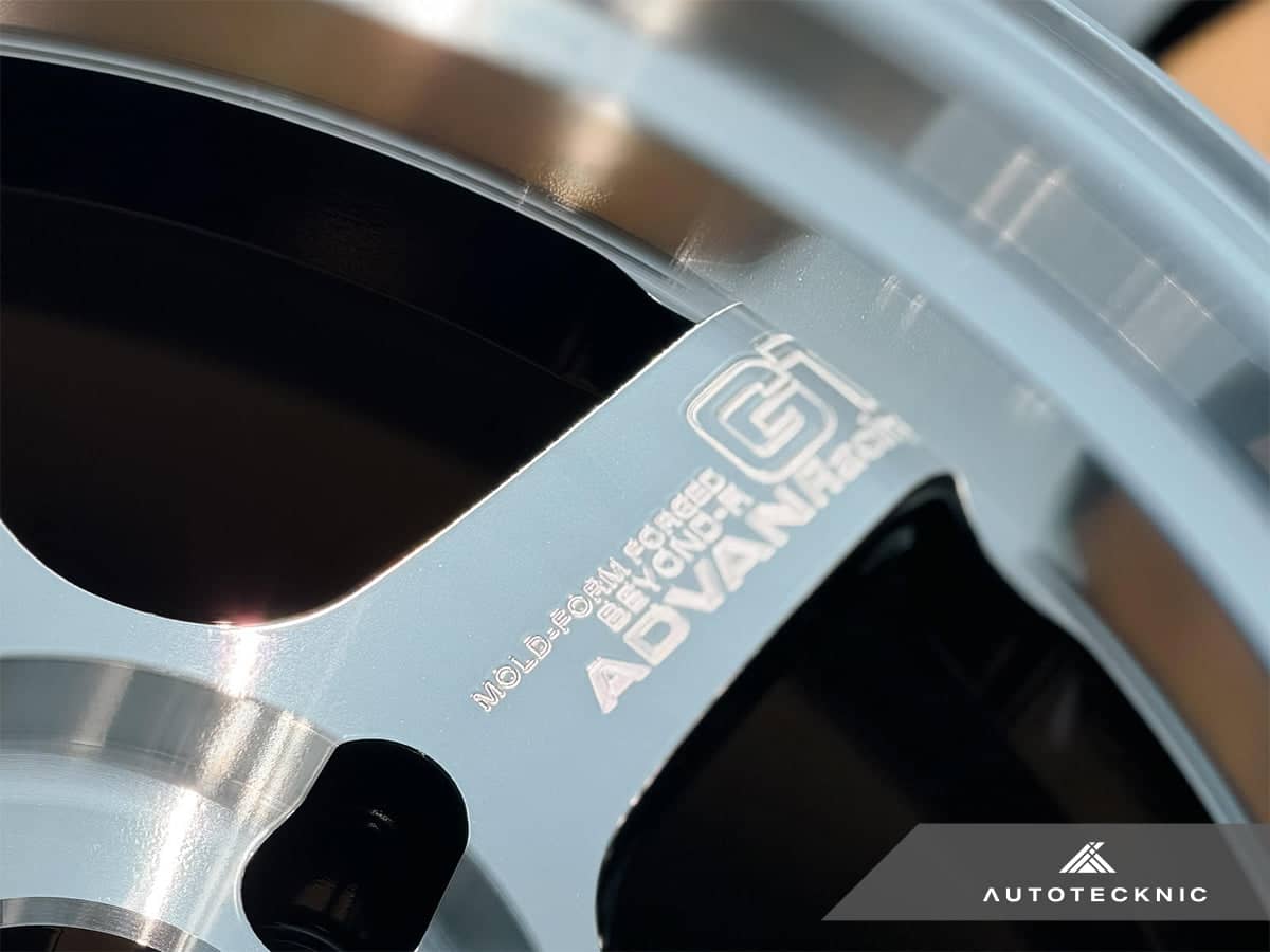 Kies-Motorsports AutoTecknic USA Advan Racing GT Beyond-R 18x9.5 +22 / 18x10.5 +34 5x120 Machining & Diamond Cut - F8X M2/M3/M4 (Set of 4)