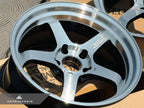 Kies-Motorsports AutoTecknic USA Advan Racing GT Beyond-R 18x9.5 +22 / 18x10.5 +34 5x120 Machining & Diamond Cut - F8X M2/M3/M4 (Set of 4)