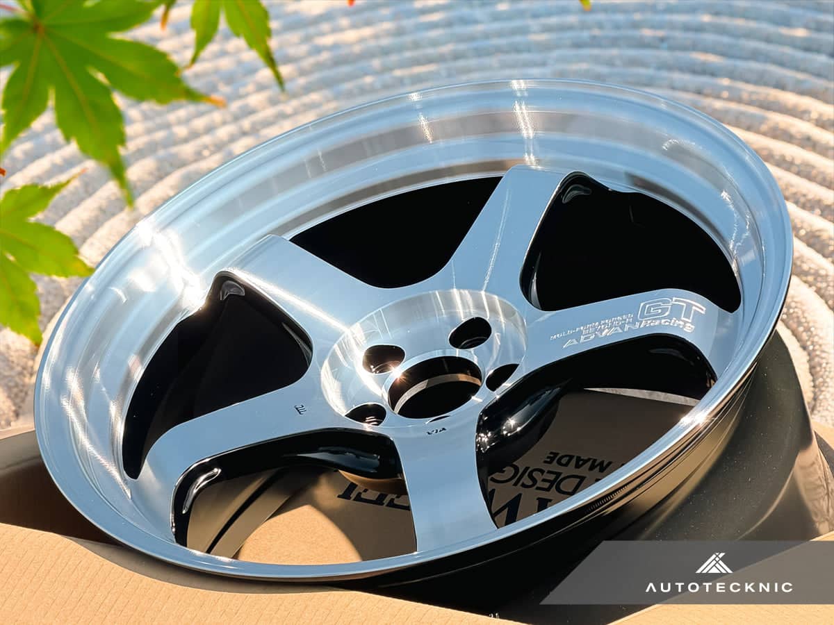 Kies-Motorsports AutoTecknic USA Advan Racing GT Beyond-R 18x9.5 +45 5x100 Machining & Diamond Cut (Set of 4)