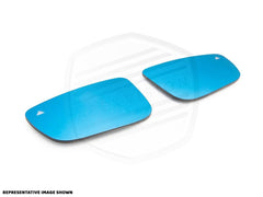 Kies-Motorsports AutoTecknic USA ApexVision Blue Tinted Side View Mirror Glass Set - E63 M6