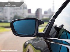 Kies-Motorsports AutoTecknic USA ApexVision Blue Tinted Side View Mirror Glass Set - E63 M6