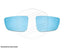 Kies-Motorsports AutoTecknic USA ApexVision Blue Tinted Side View Mirror Glass Set - E82 1M E82 1M / No / No