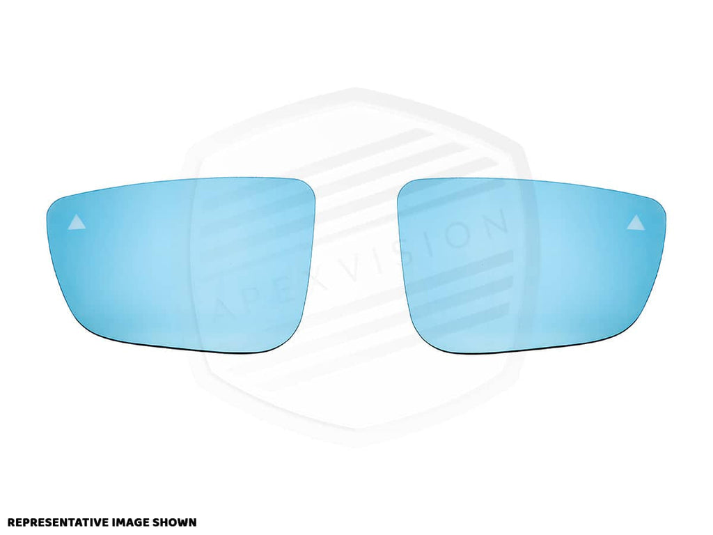 Kies-Motorsports AutoTecknic USA ApexVision Blue Tinted Side View Mirror Glass Set w/ Defrost - Honda S2000 (AP1/AP2)