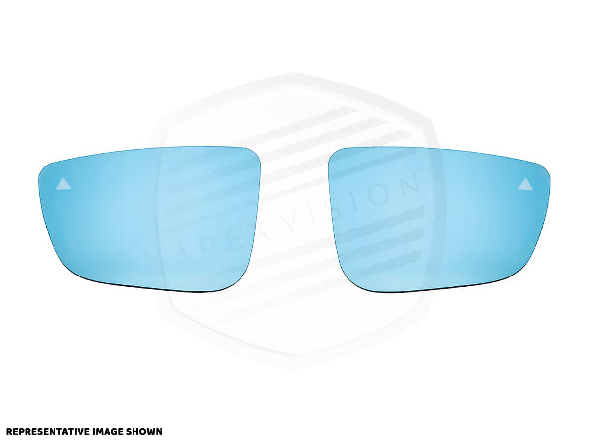 Kies-Motorsports AutoTecknic USA ApexVision Blue Tinted Side View Mirror Glass Set w/ Defrost - Honda S2000 (AP1/AP2)