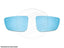 Kies-Motorsports AutoTecknic USA ApexVision Blue Tinted Side View Mirror Glass Set w/ Defrost - Honda S2000 (AP1/AP2)